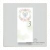 momenti unici inviti acquerello bimba card tableau 9x20 cm