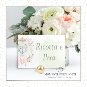 momenti unici inviti acquerello bimba segnagusto confettata