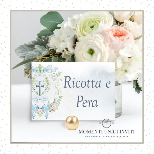 momenti unici inviti acquerello bimbo segnagusto confettata