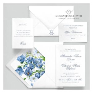 momenti unici inviti campione linea grafica collezione indimenticabile mod. antheia