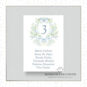 momenti unici inviti soffio delicato bimbo card tableau 13x18 cm