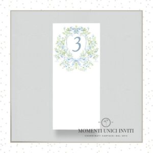 momenti unici inviti soffio delicato bimbo card tableau 9x20 cm