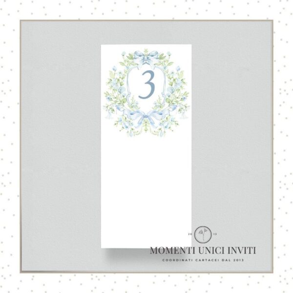 momenti unici inviti soffio delicato bimbo card tableau 9x20 cm