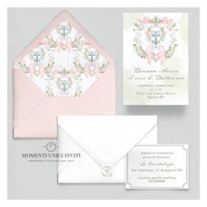 Promo Suite Inviti 5 pezzi mod. Acquerello Bimba
