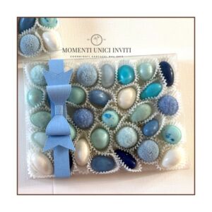 momenti unici inviti - box degustazione 31 confetti con fiocco 3D