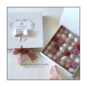 momenti unici inviti - box degustazione box nella box cornice e fiocco