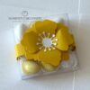 momenti unici inviti - box degustazione confetti con fiore giallo